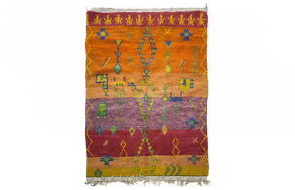 Moroccan Berber area Rug, custom Handwoven Wool Rug.