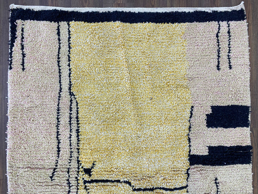 Handcrafted Moroccan Berber Area Rug, Customized Colorful Woven Rug.