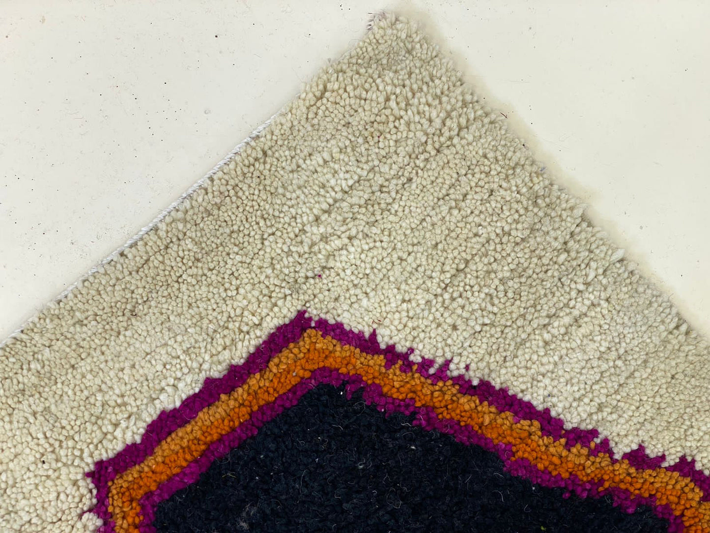 Unique Berber Rug for Living Room Decor, Handmade Moroccan Rug.