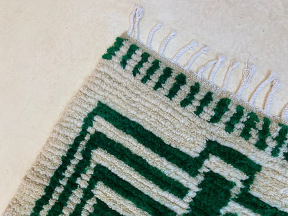 Unique Handmade Moroccan Rug Runner, Colorful Boho Hallway Decor Runner Rug.