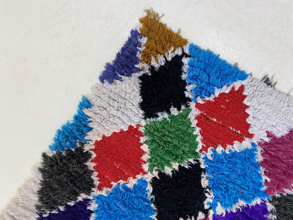 Small Moroccan vintage 2x6 runner rug.