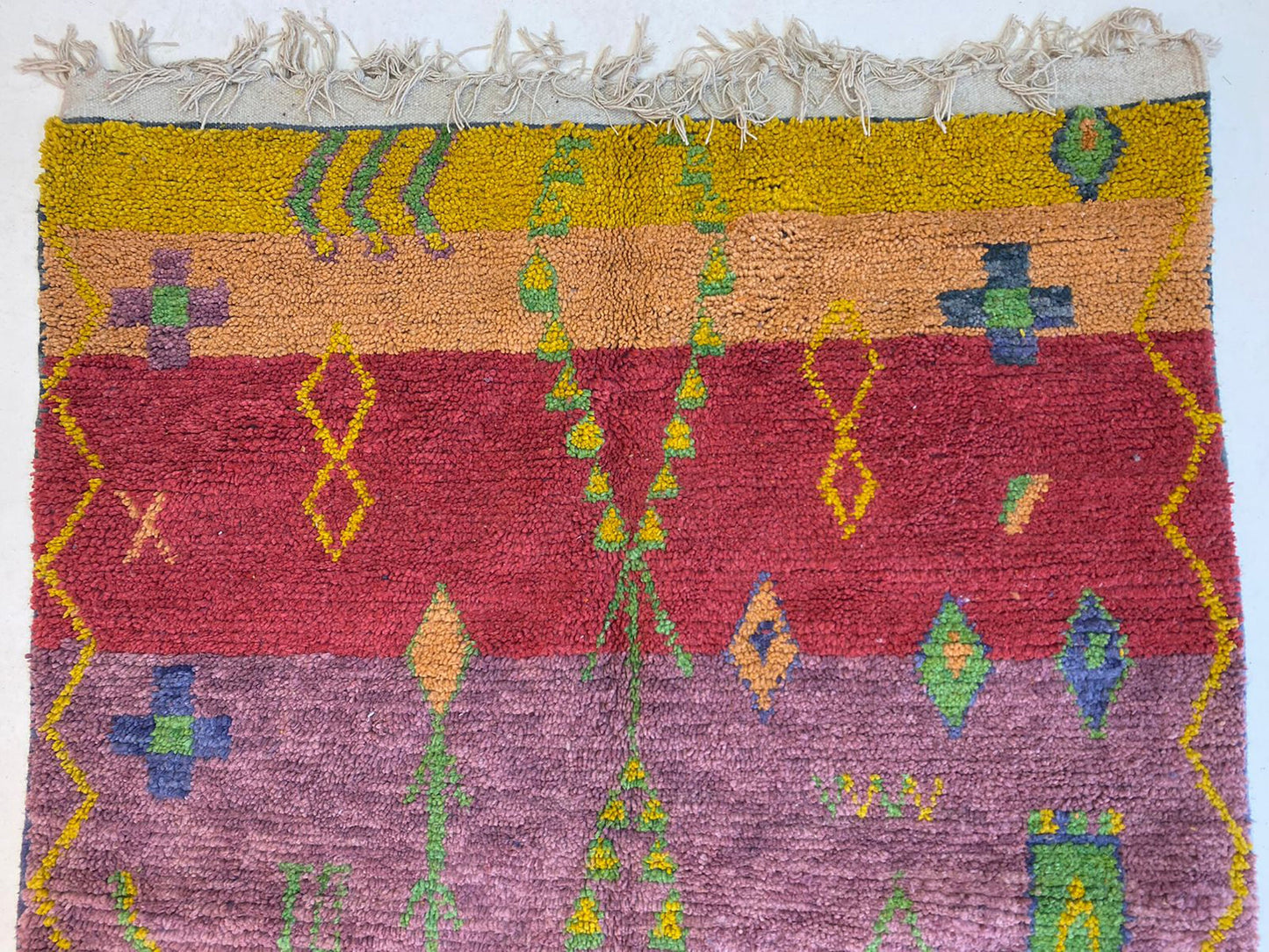 Moroccan Berber area Rug, custom Handwoven Wool Rug.