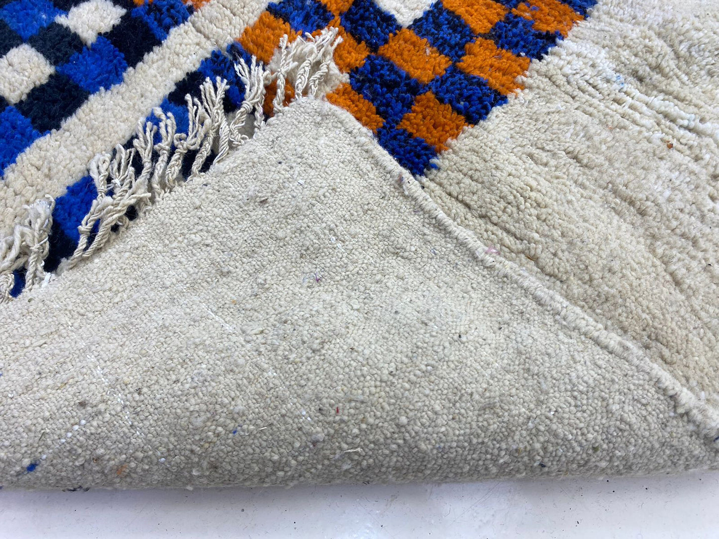 Handwoven Moroccan Rug, Vibrant Berber Area Rug.