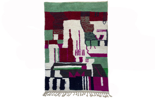 Customized Tribal Rug, Handmade Moroccan Berber Area Rug for Your Home.
