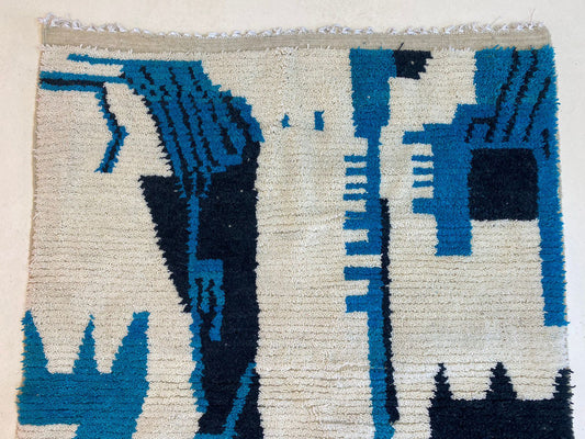Unique Handmade Moroccan Berber Rug, Made to Order Colorful Custom Area Rug.