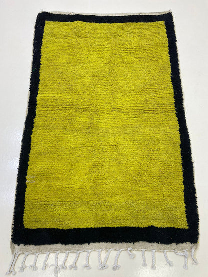 Custom Hand Knotted Wool Moroccan Berber Rug, Colorful Living Room Area Rug.