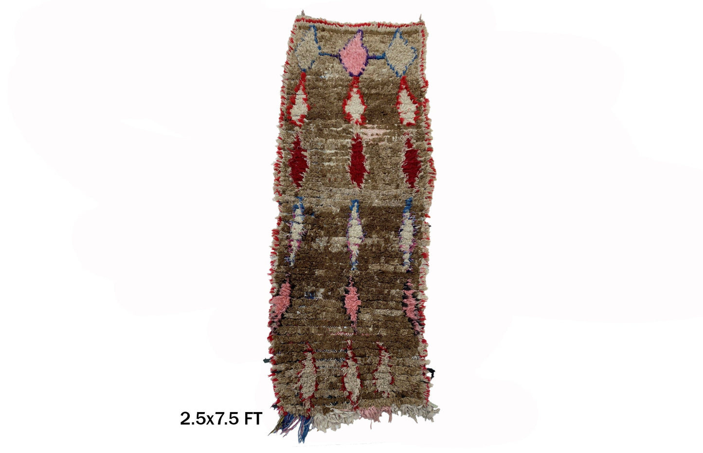 3x8 Soft Moroccan Runner Rug, Vintage Home Decor Rug, Used Berber Runner.