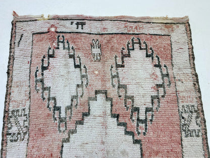 Large Bohemian Moroccan 6x9 Rug, Colorful Vintage Home Decor.