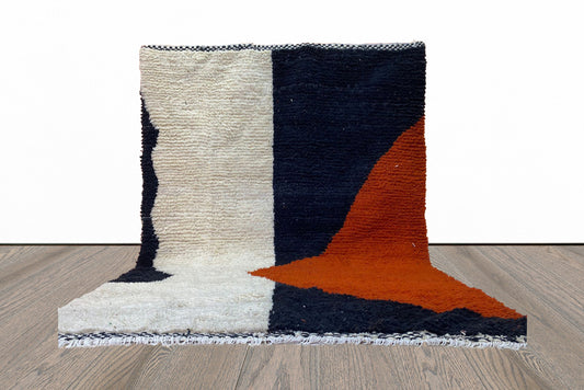 Unique Custom Berber Rug, Handwoven Moroccan Beauty for Your Living Space.