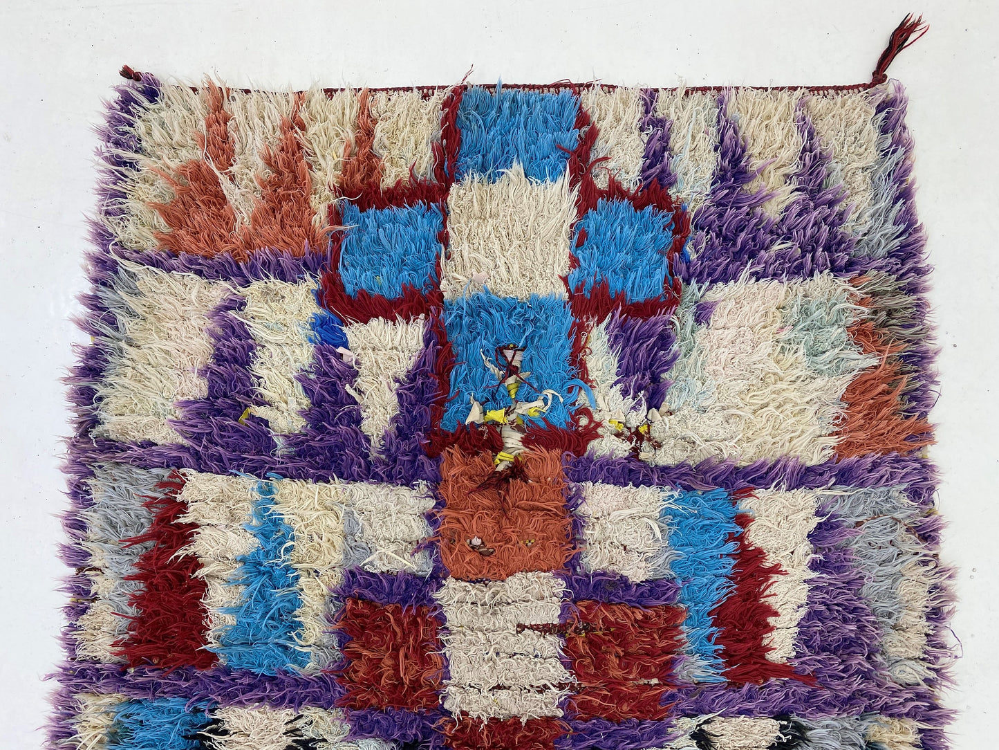 Moroccan 3x7 Runner, Berber Vintage Style Runner.
