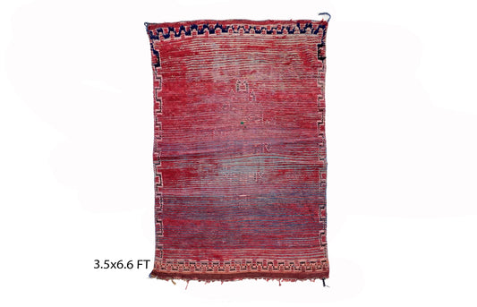 Moroccan rug, berber rugs, 3.5x7 FT.