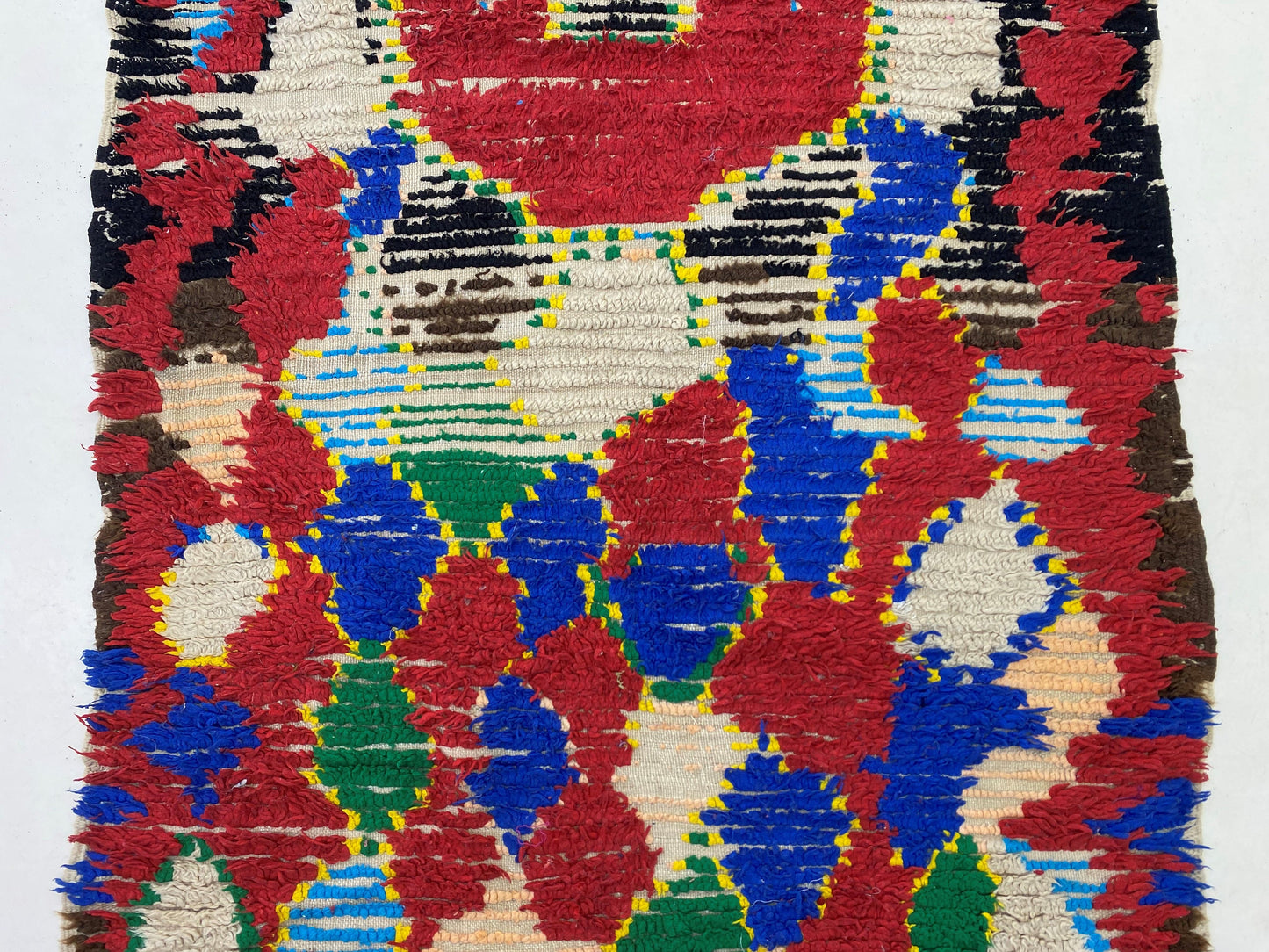 5x9 Moroccan Area Rug, Authentic Vintage Decor.