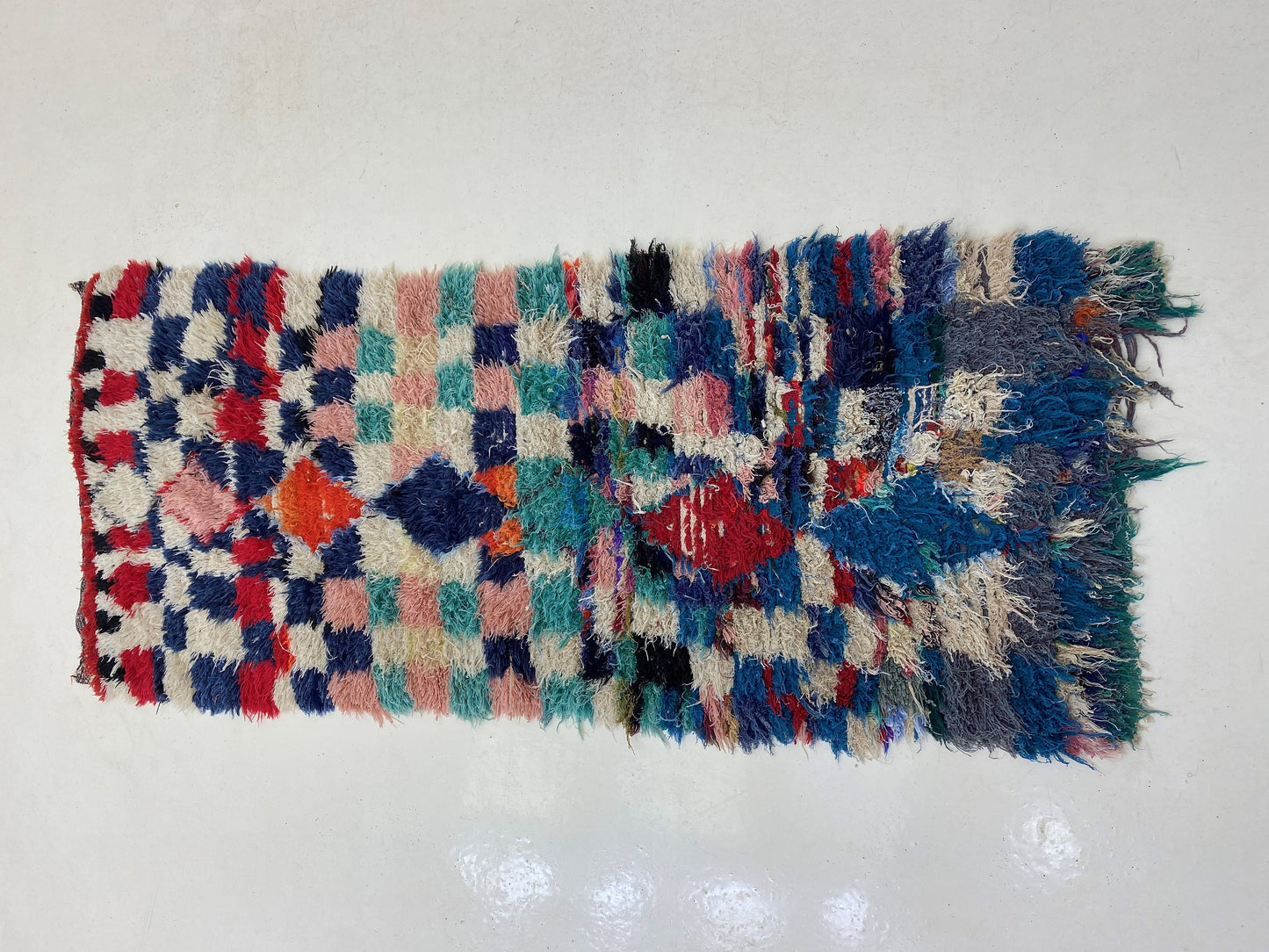 Moroccan Berber Rug, 3x6 FT, Geometric Area Rug§