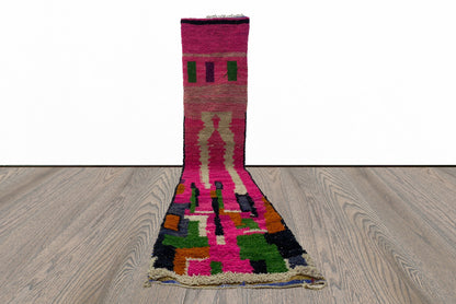Runner rug, Moroccan Custom Handmade Berber Runner Carpet, Flooring rugs for Home decor.