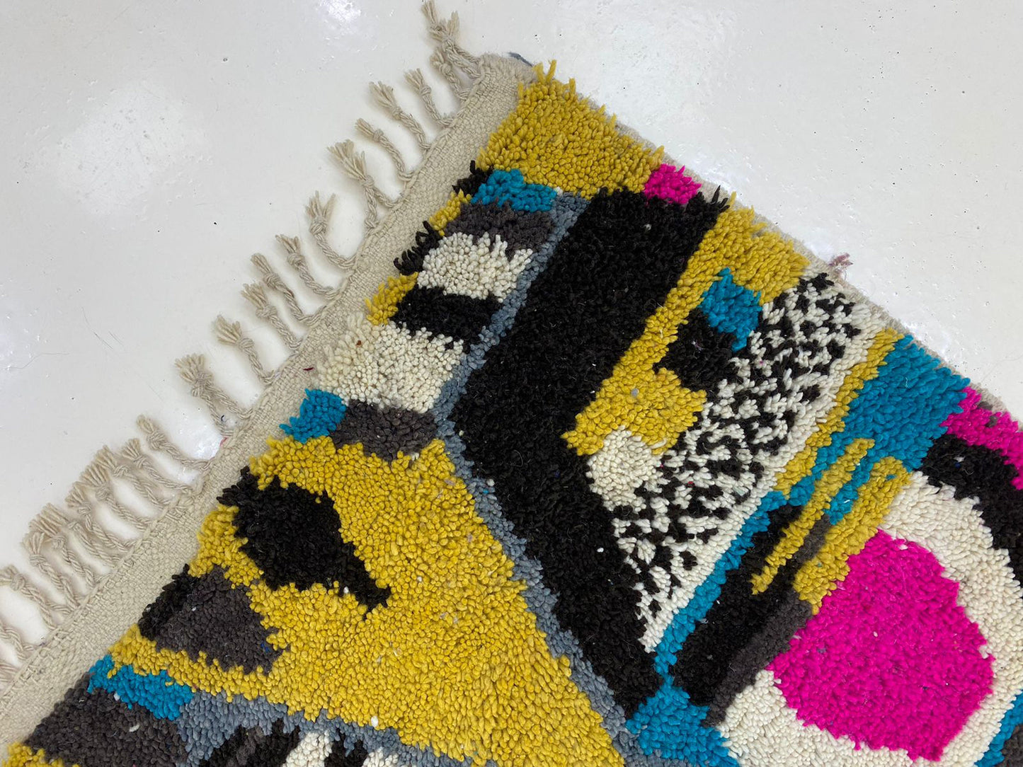 Handmade Wool Moroccan Rug, Custom Berber Area Rug.