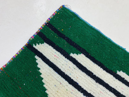 Moroccan Inspired Colorful Berber Rug, Boho Style Rug.