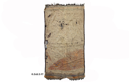 Moroccan Rug, Vintage Flatweave Rug, large Berber area rug.