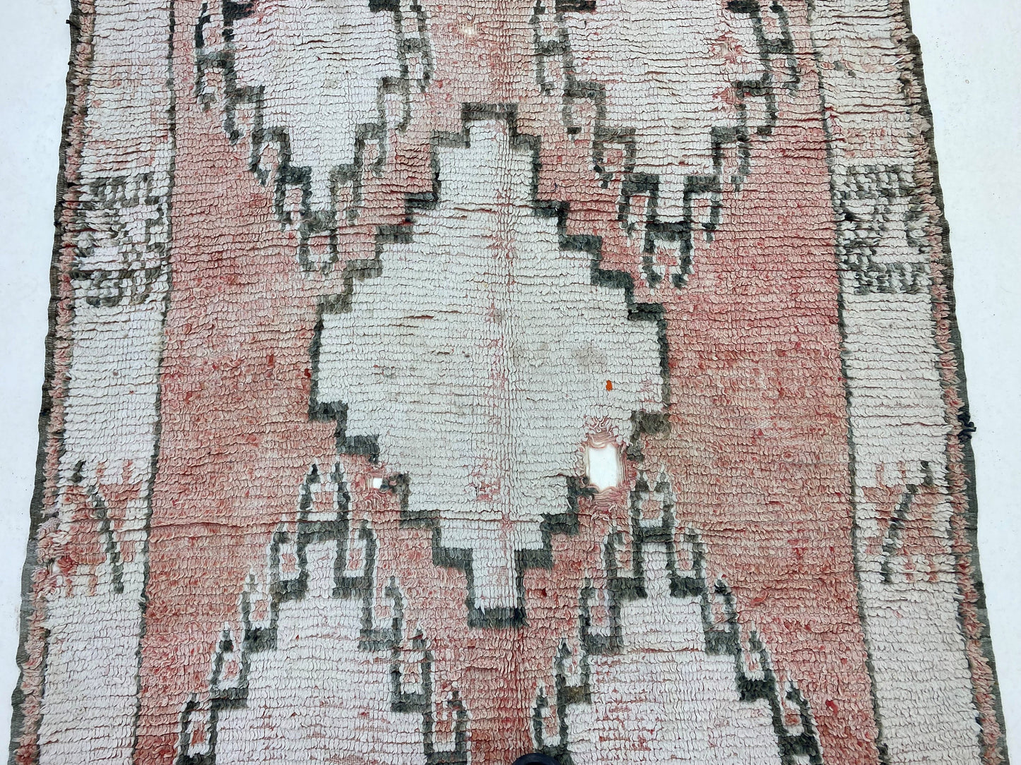 Large Bohemian Moroccan 6x9 Rug, Colorful Vintage Home Decor.