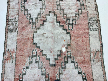 Large Bohemian Moroccan 6x9 Rug, Colorful Vintage Home Decor.