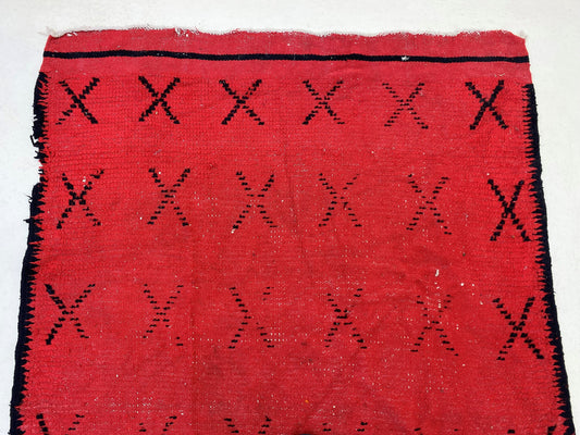 Large Berber Moroccan Red 5x11 rug.