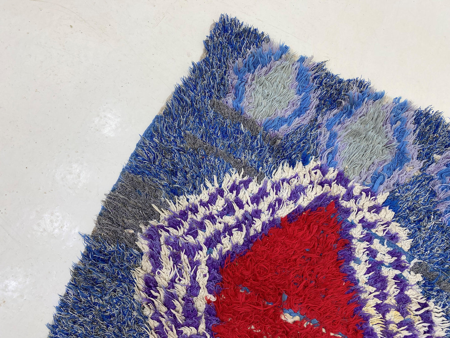 Narrow Moroccan Runner Rug, Unique Vintage 2x8 Rug Runner.